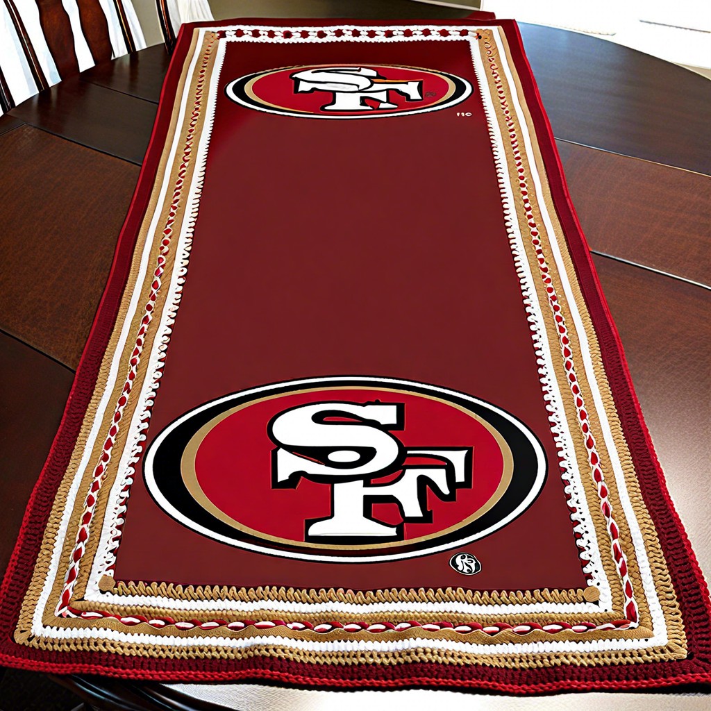 49ers table runner