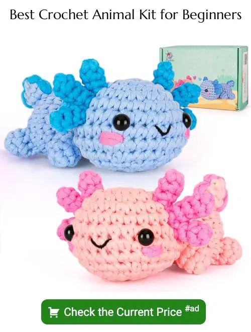 Crochet animal kit for beginners