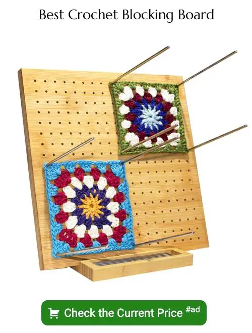 Crochet blocking board