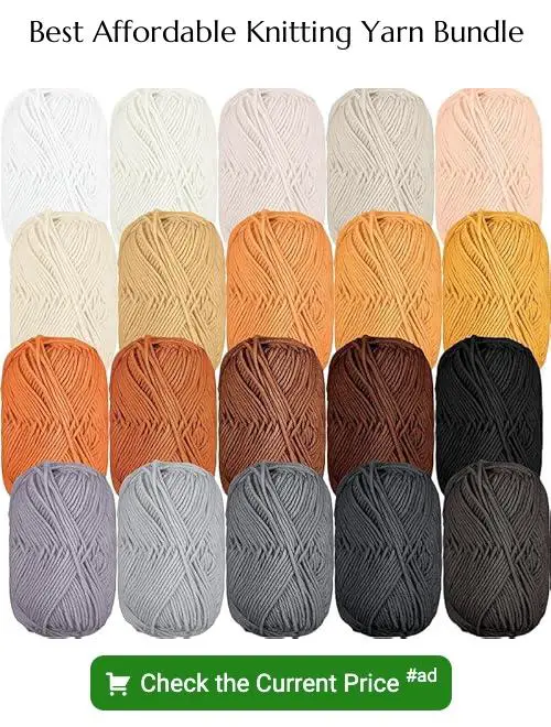 affordable knitting yarn bundle