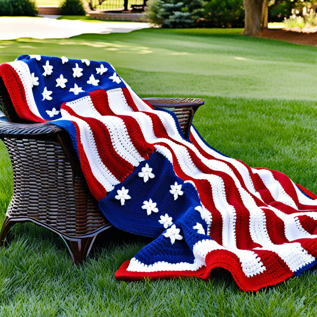 american flag blanket