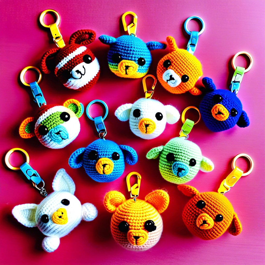 amigurumi keychains