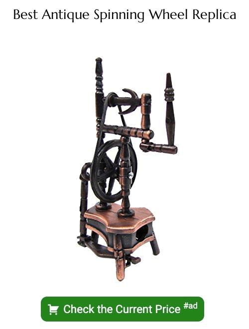 antique spinning wheel replica