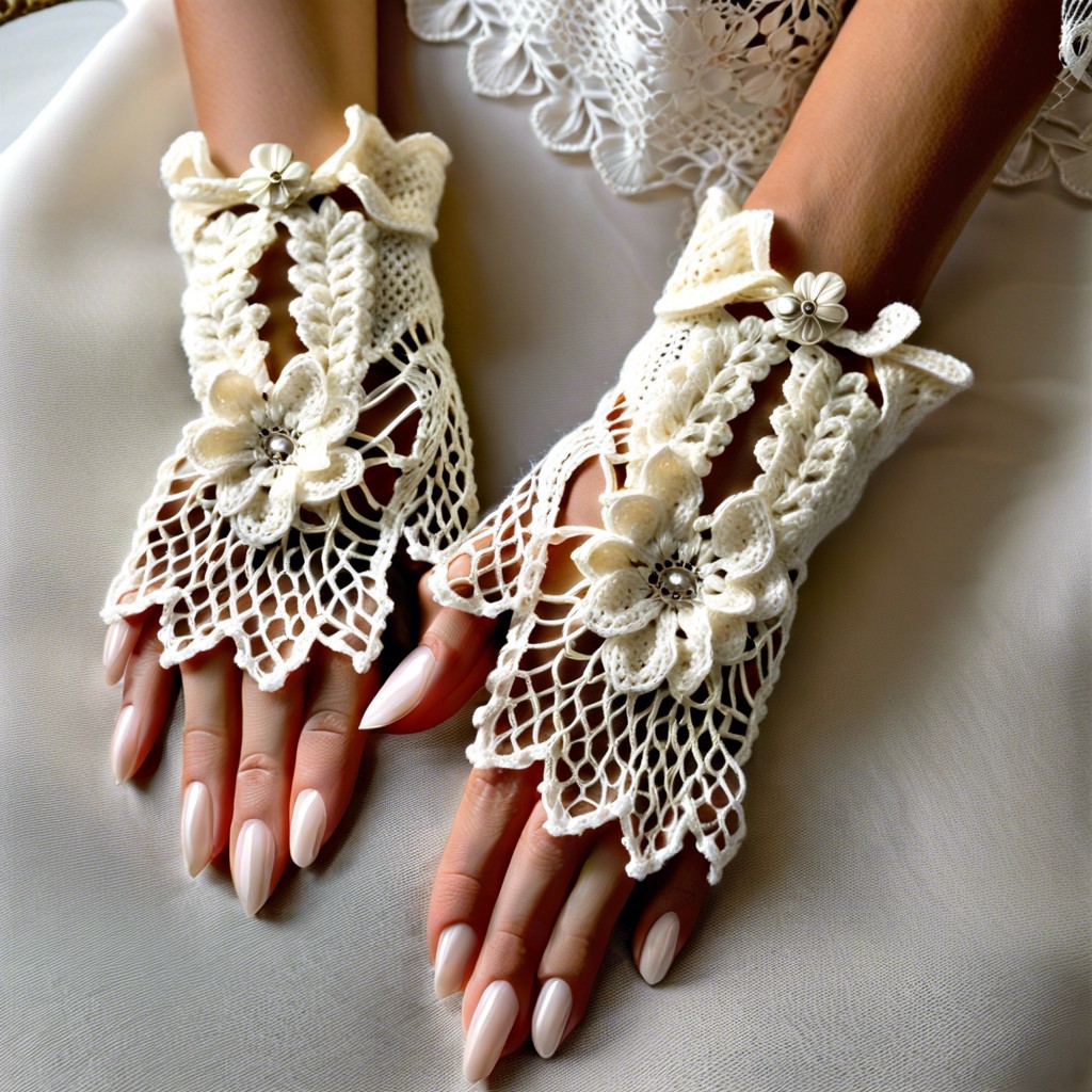 antique style glovelets