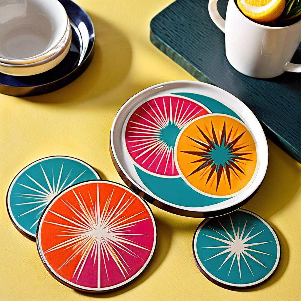 atomic starburst coasters