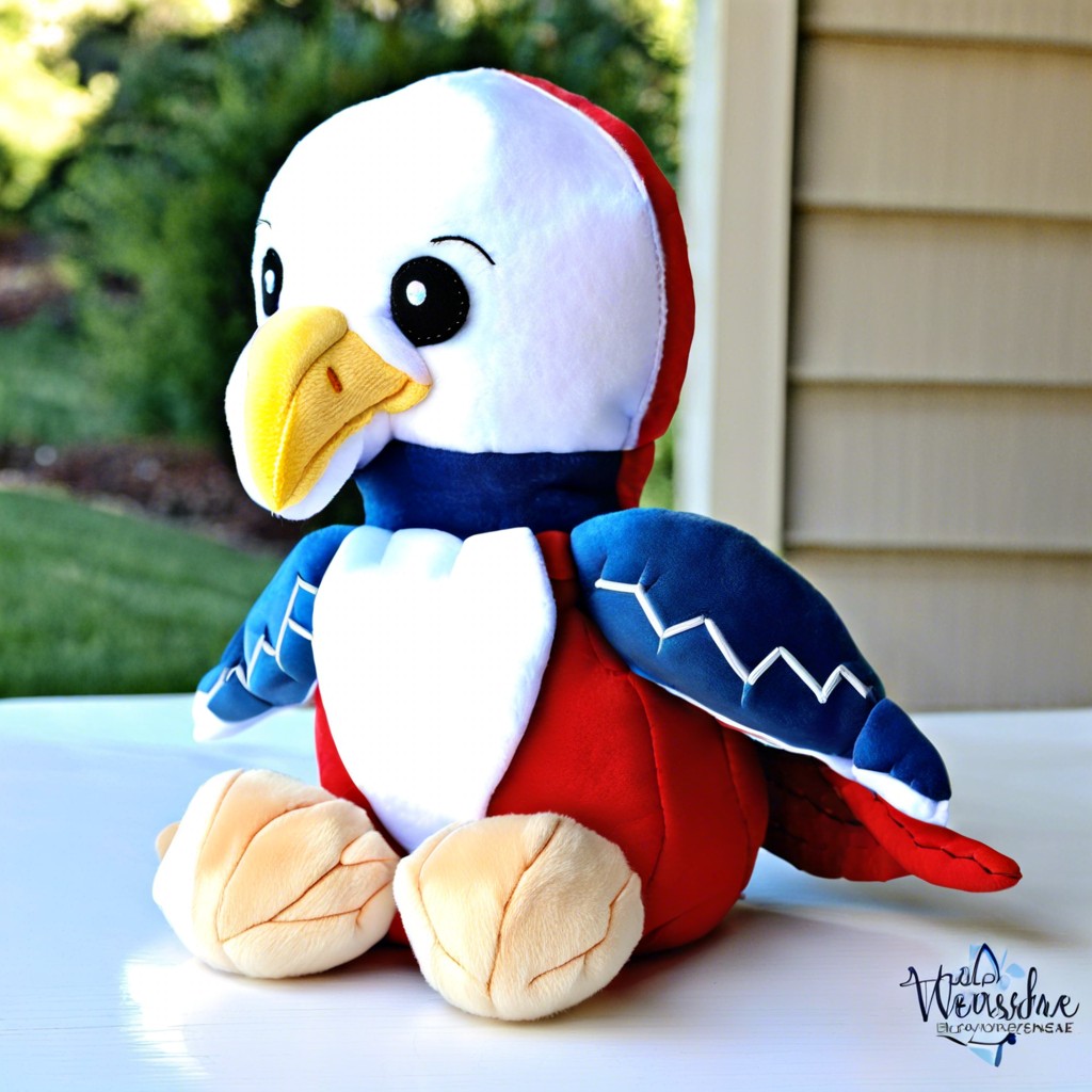 bald eagle plushie