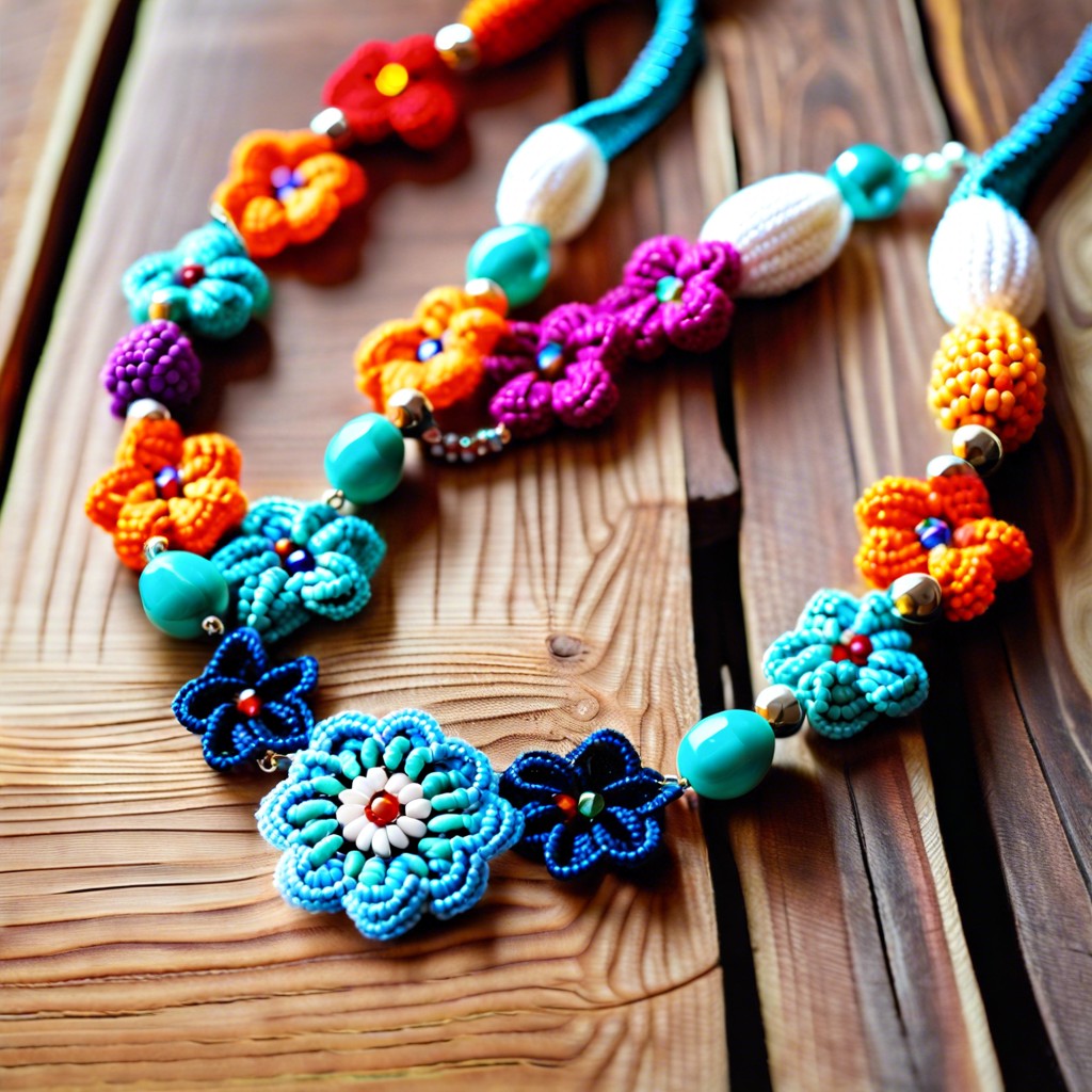 beaded necklace