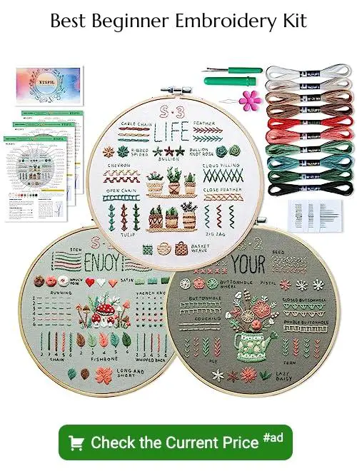 beginner embroidery kit