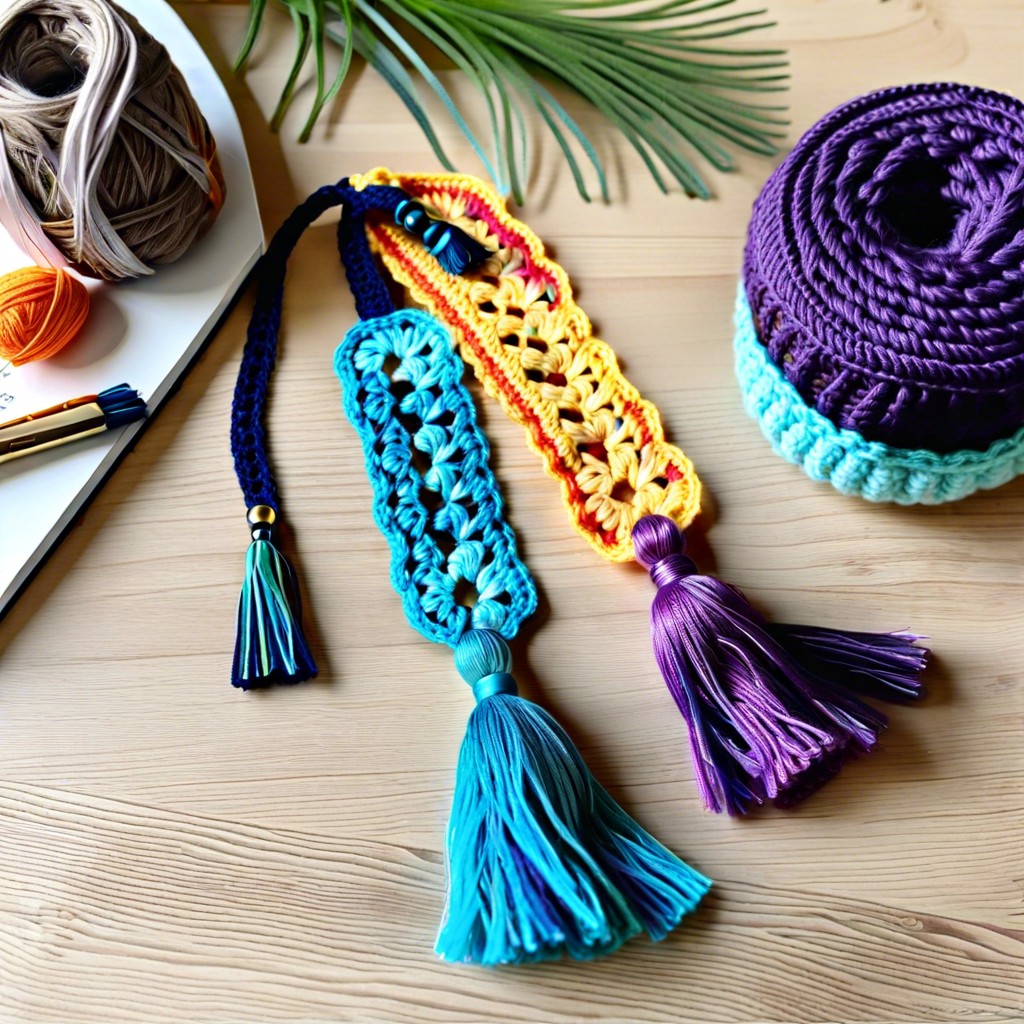 bookmark with tassel