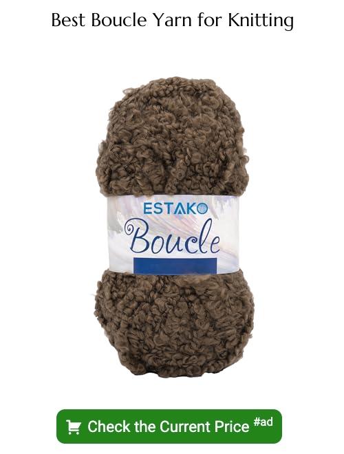 boucle yarn for knitting