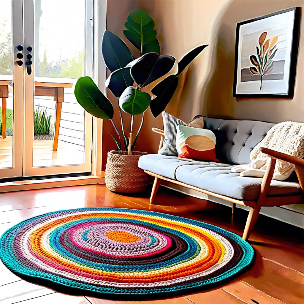 braided rug