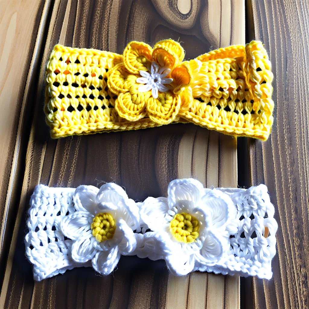 bright floral headbands