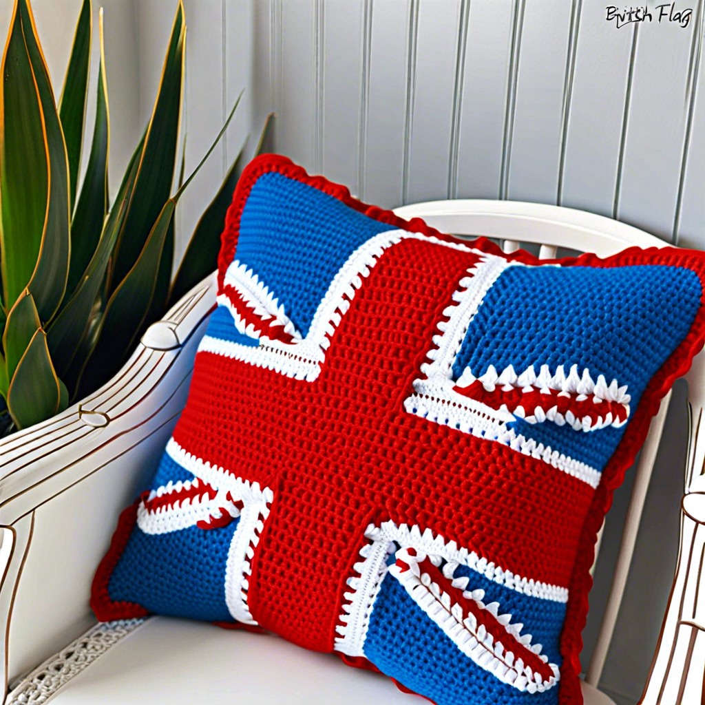 british flag pillow