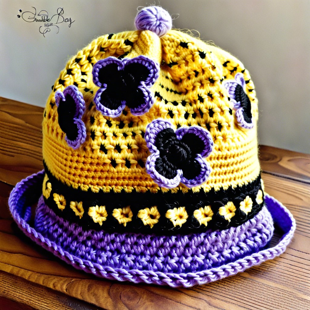 bumblebee baby hat