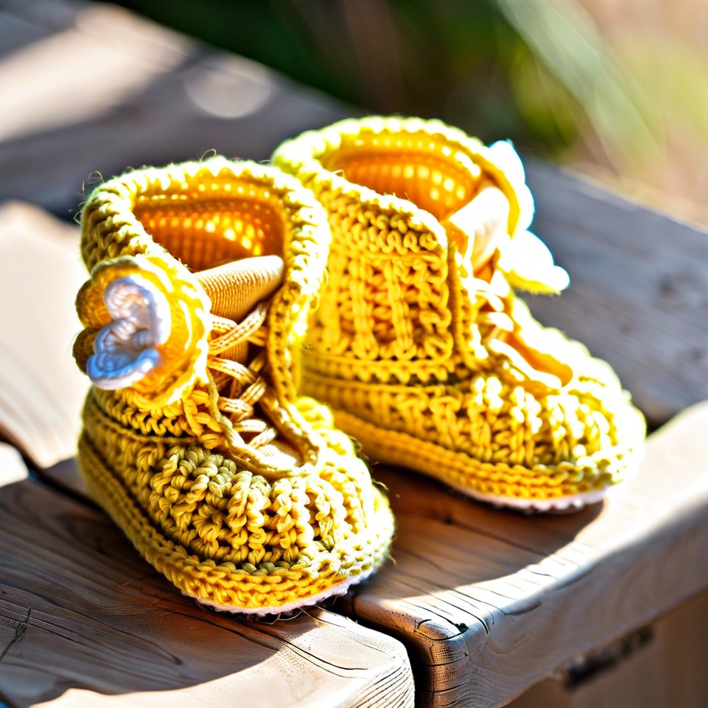 buttercup baby booties