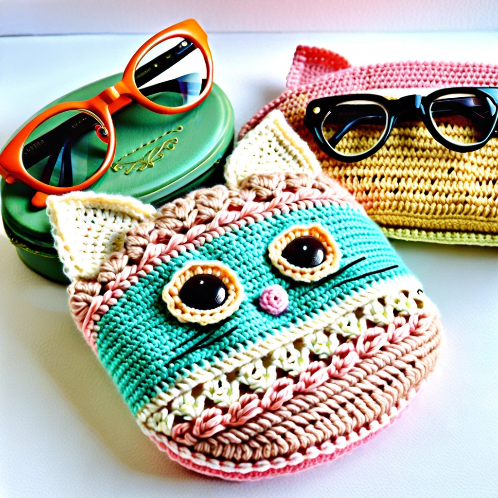 cat eye glasses case