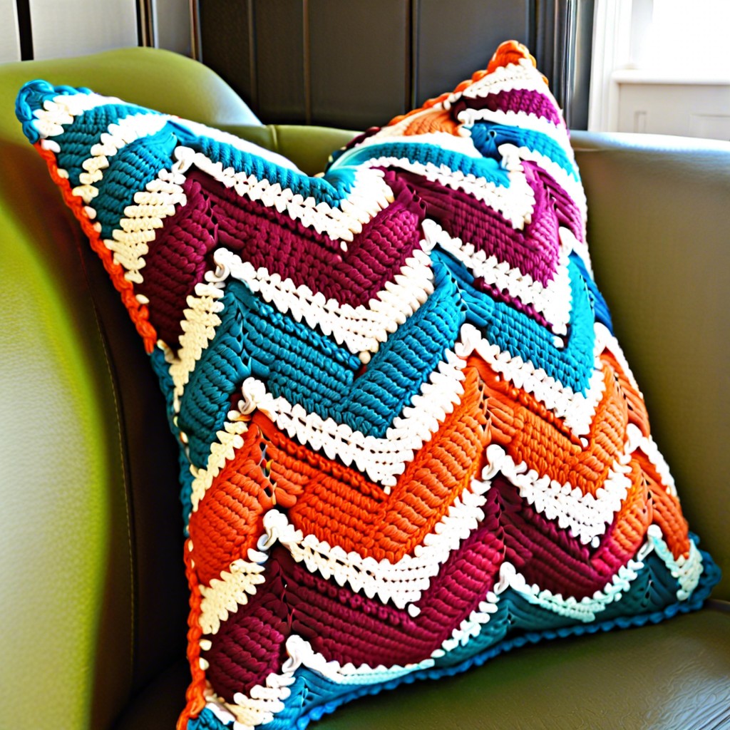 chevron throw pillow