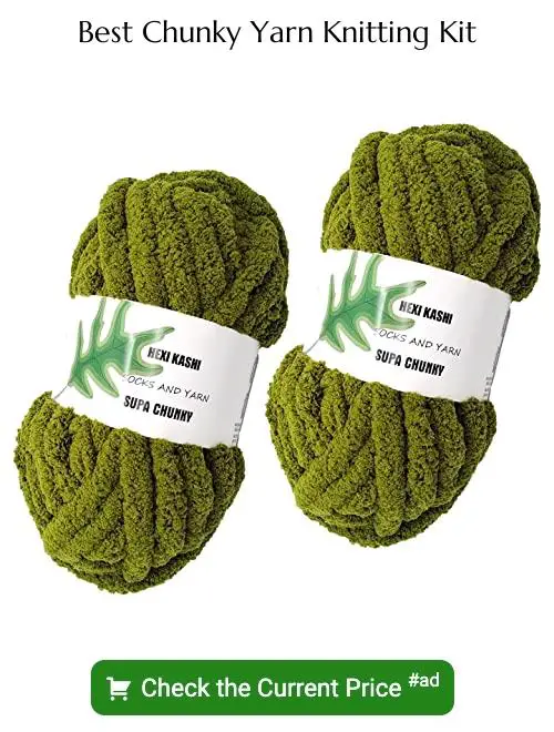 chunky yarn knitting kit