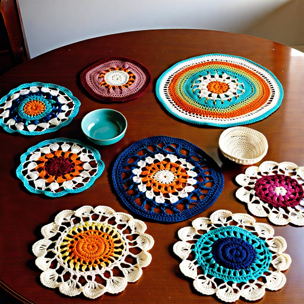 circular placemats