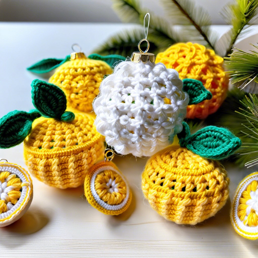 citrus fruit ornaments