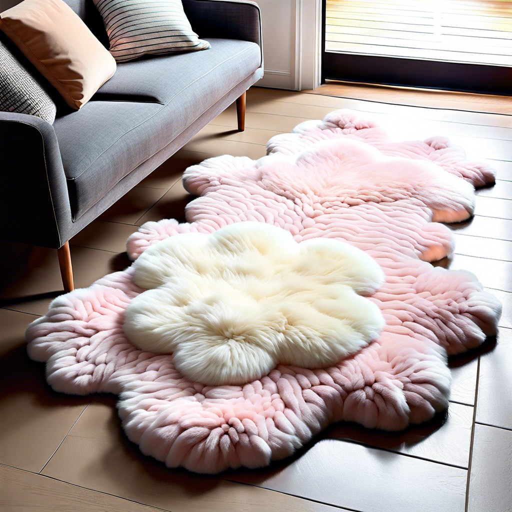 cloud shaped rug