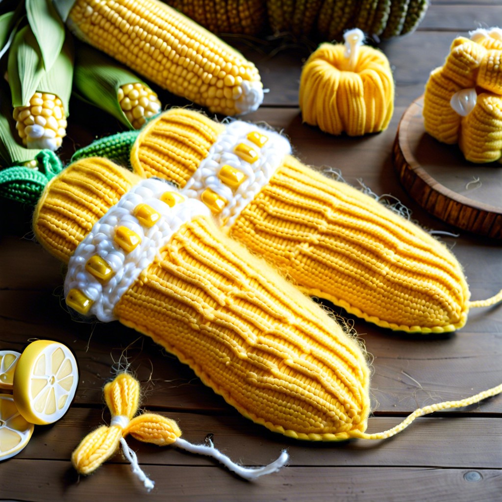 corn on the cob mittens