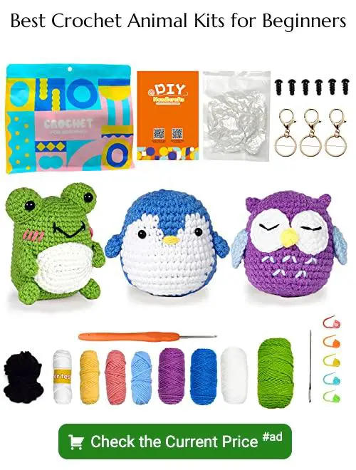 crochet animal kits for beginners