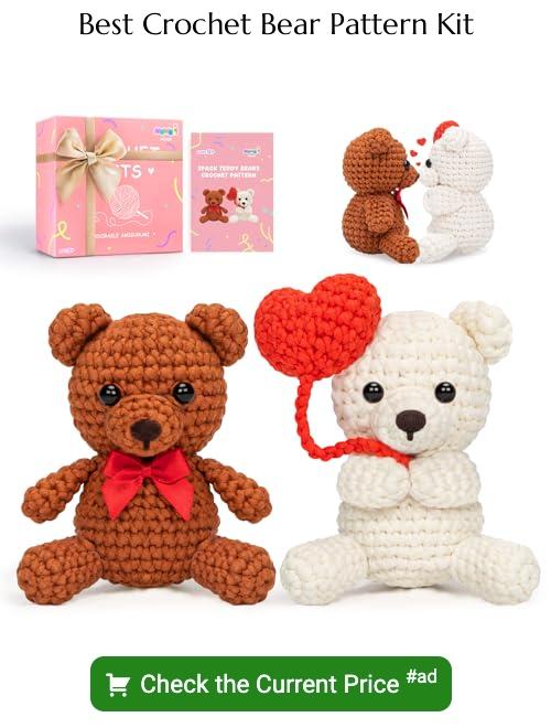 crochet bear pattern kit