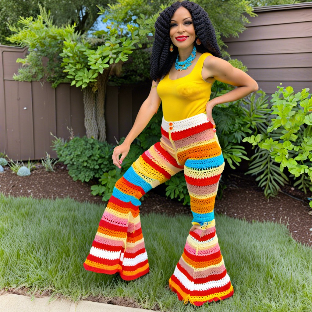 crochet bell bottoms