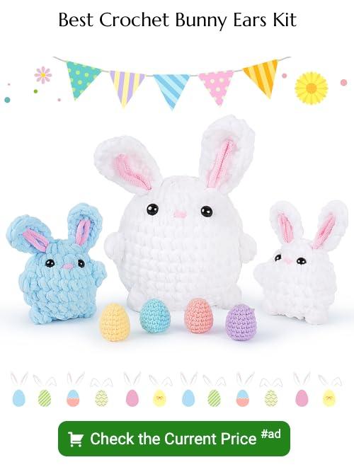 crochet bunny ears kit