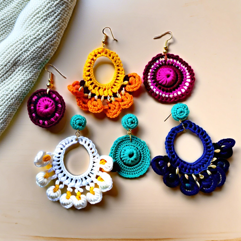 crochet earrings