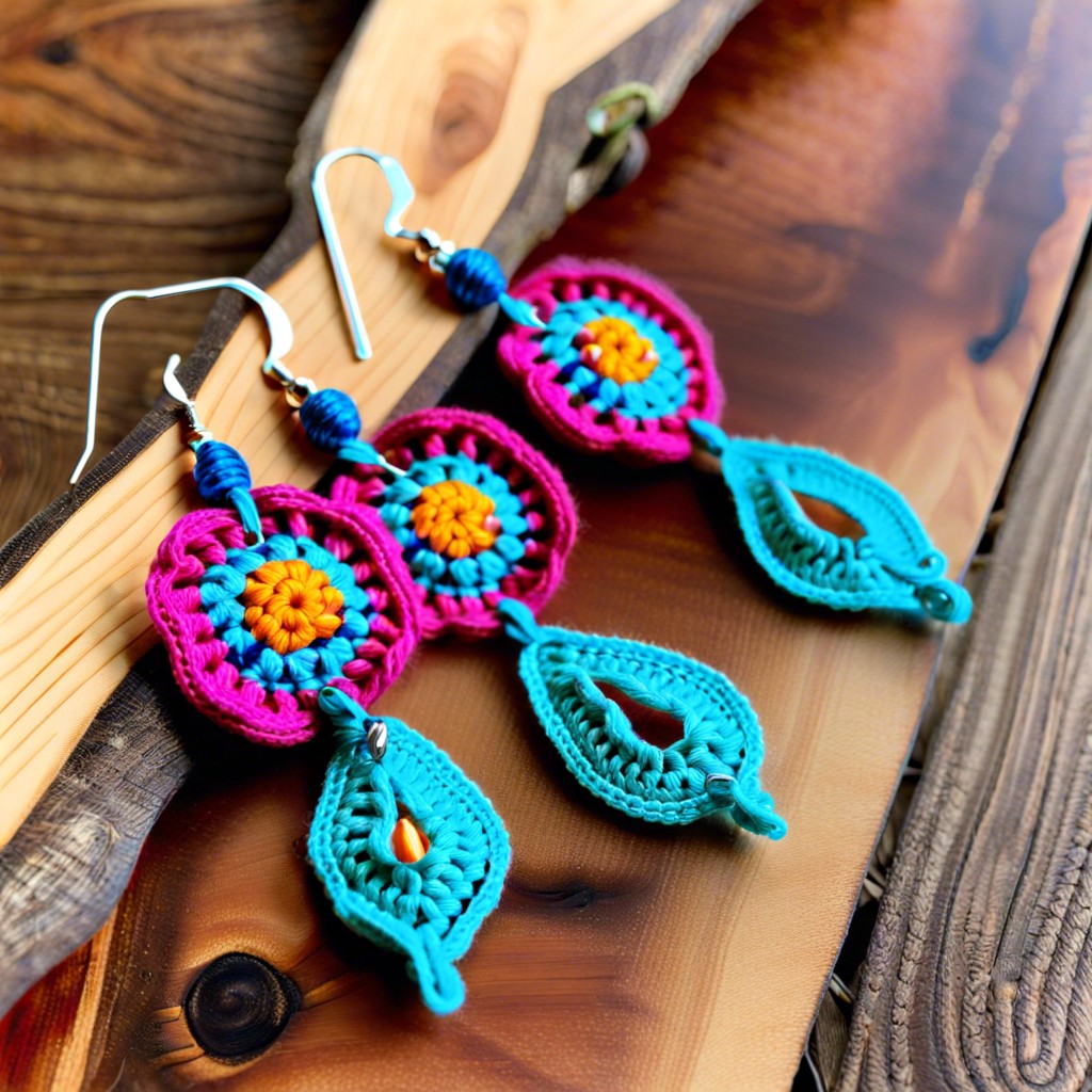 crochet earrings