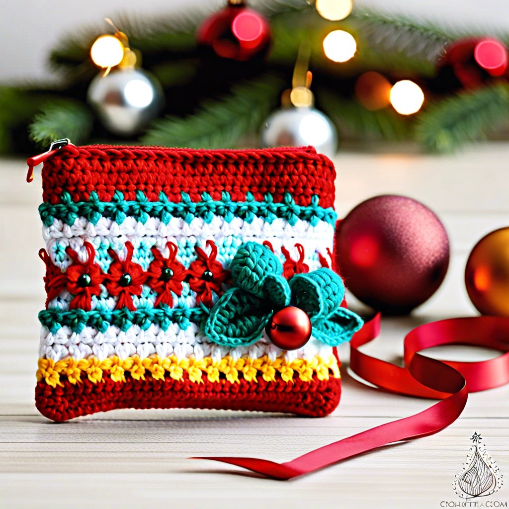 crochet gift card holder