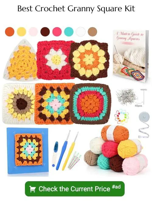 crochet granny square kit