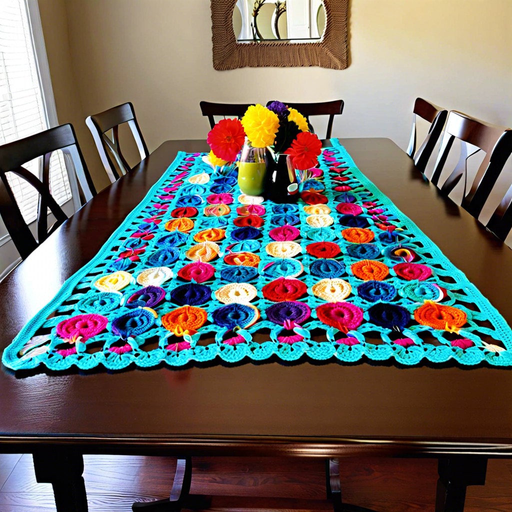 crochet table runner