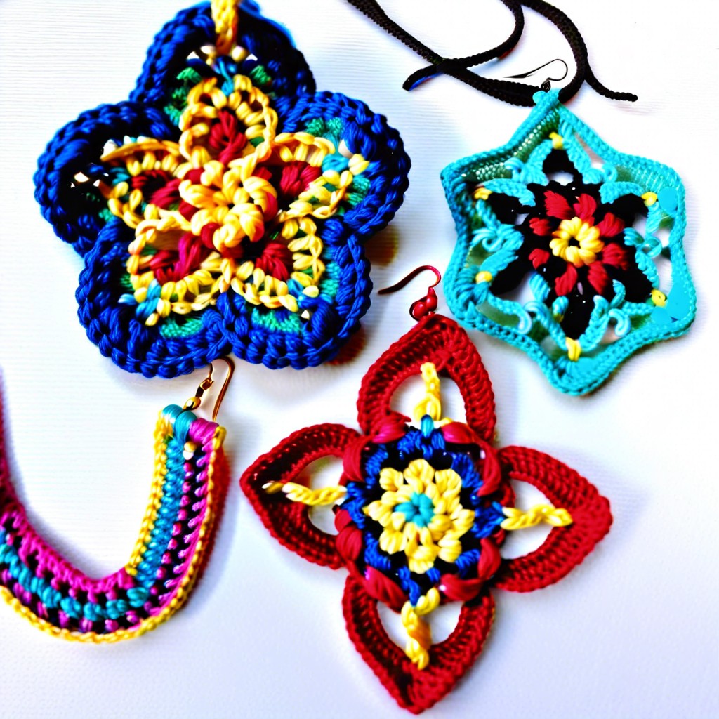 crocheted jewelry