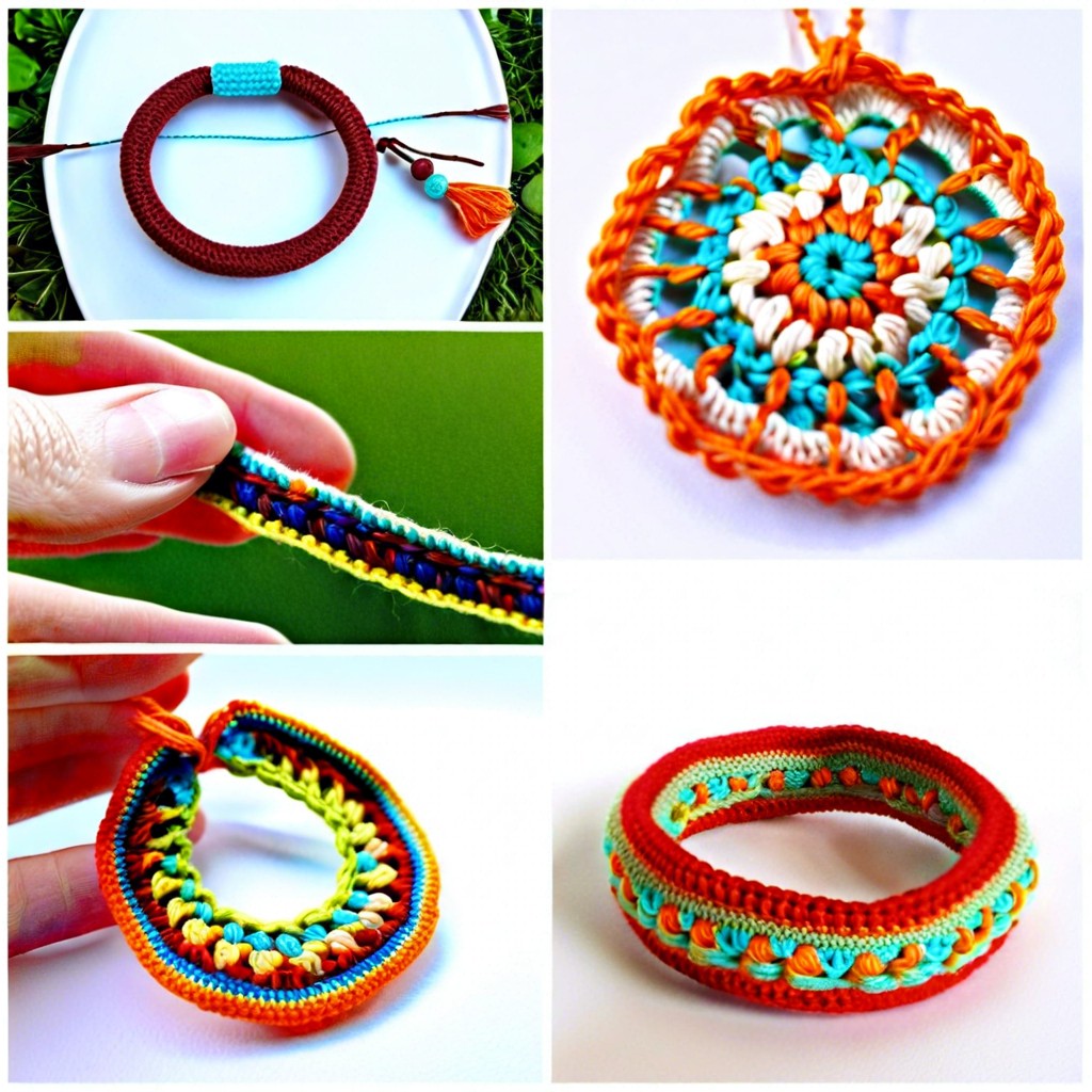 crocheted jewelry