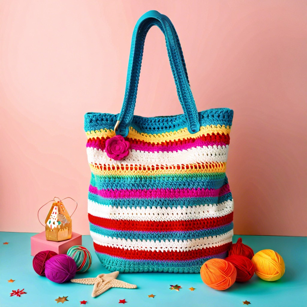 custom crochet tote bag