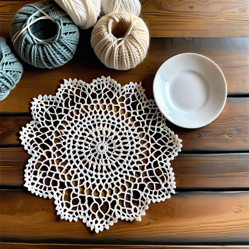 delicate doily