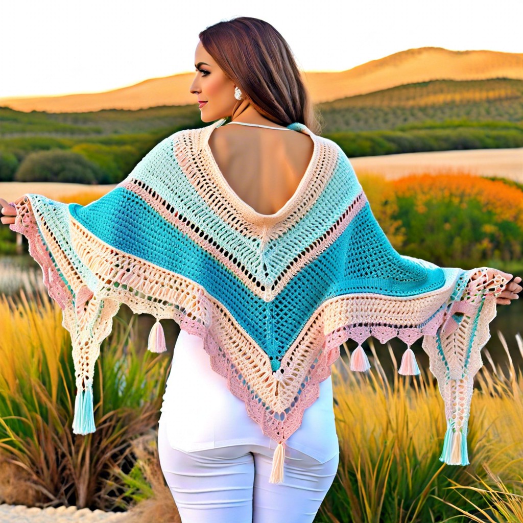 elegant crochet shawl