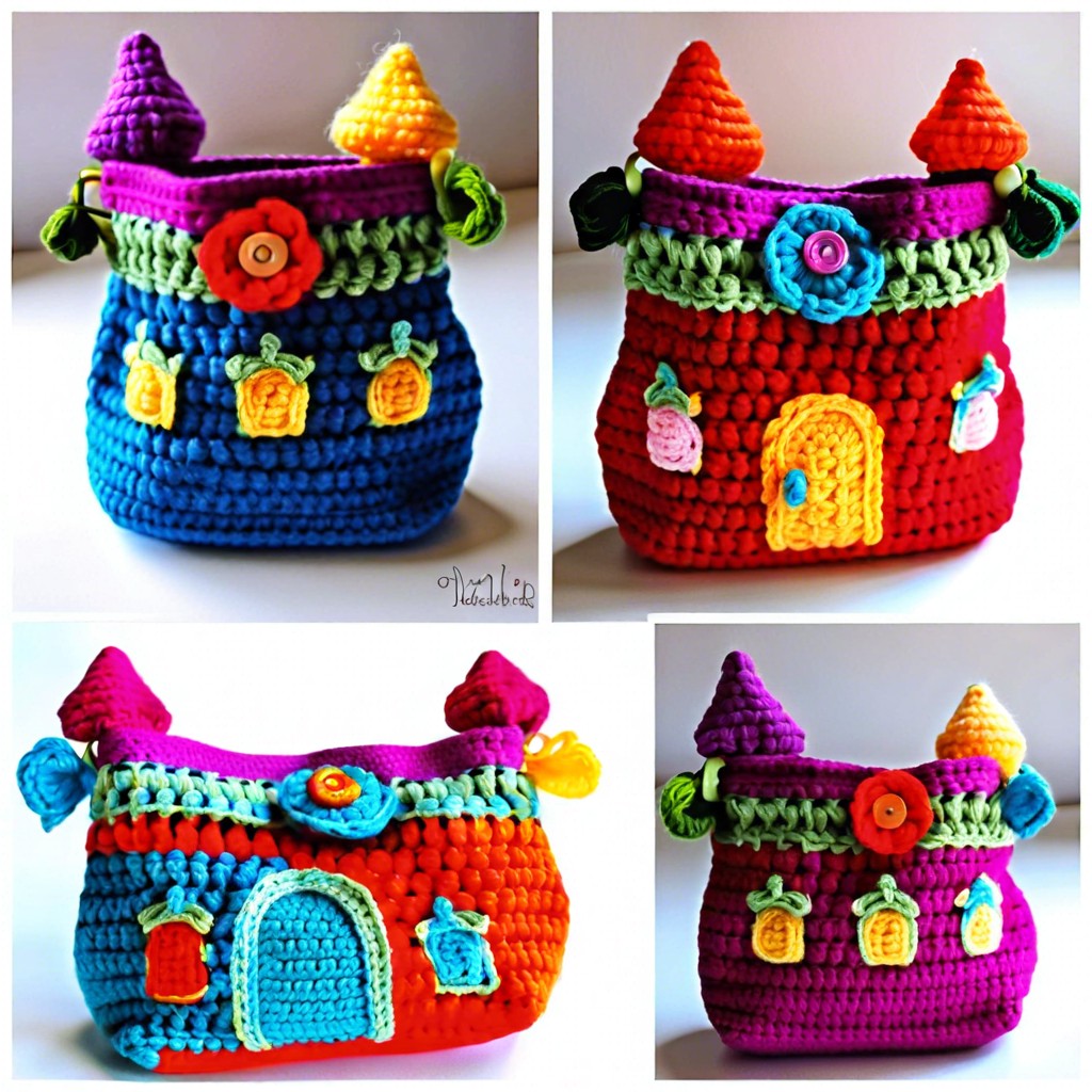 fairytale castle pouch