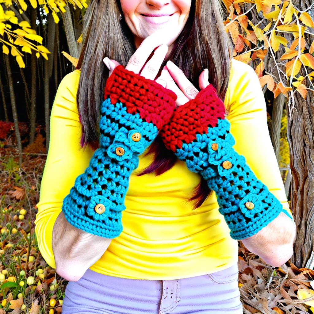 fingerless gloves