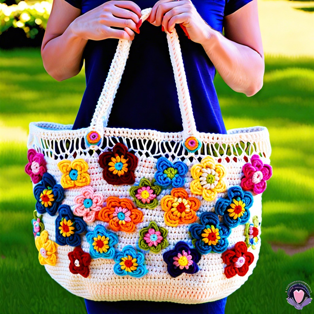 flower garden tote