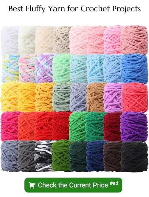 fluffy yarn for crochet projects