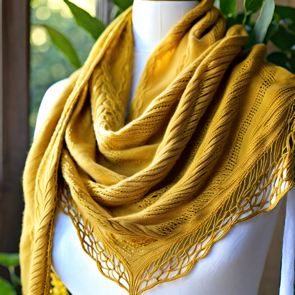 goldenrod shawl