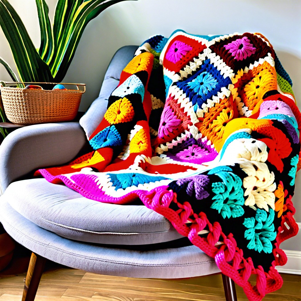 granny square blanket