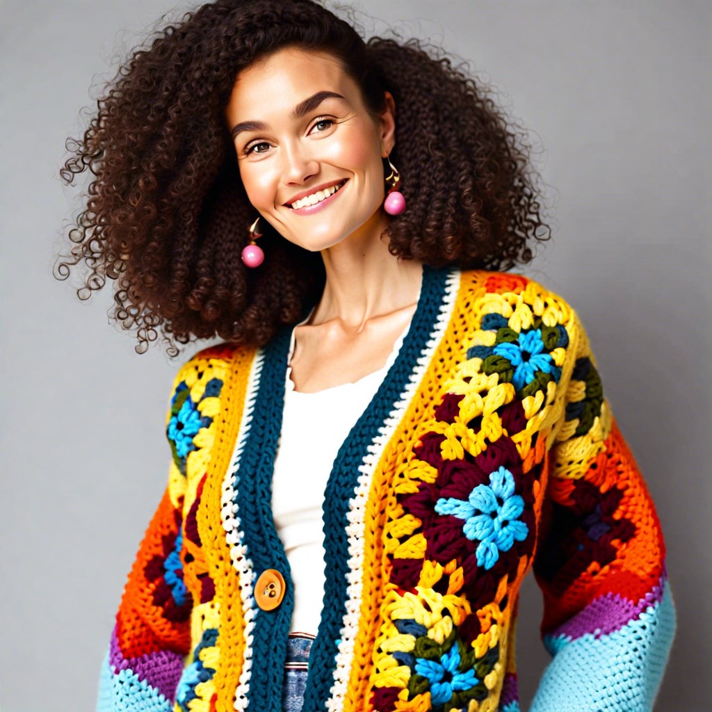 granny square cardigans