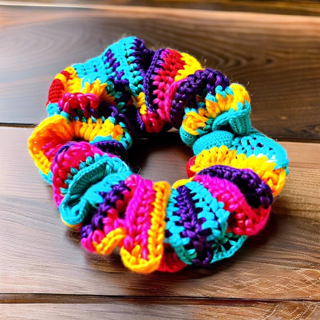 handmade hair scrunchie