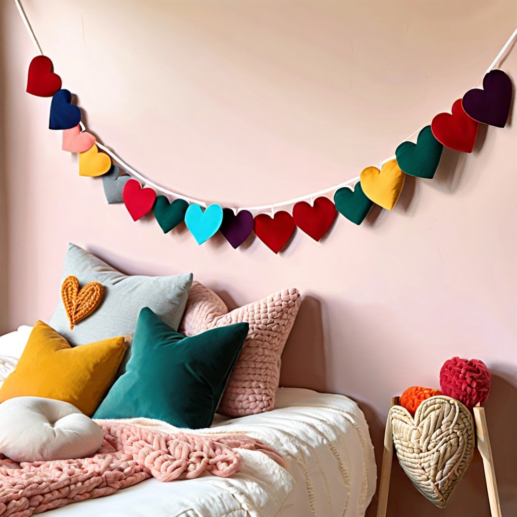 heart buntinggarland