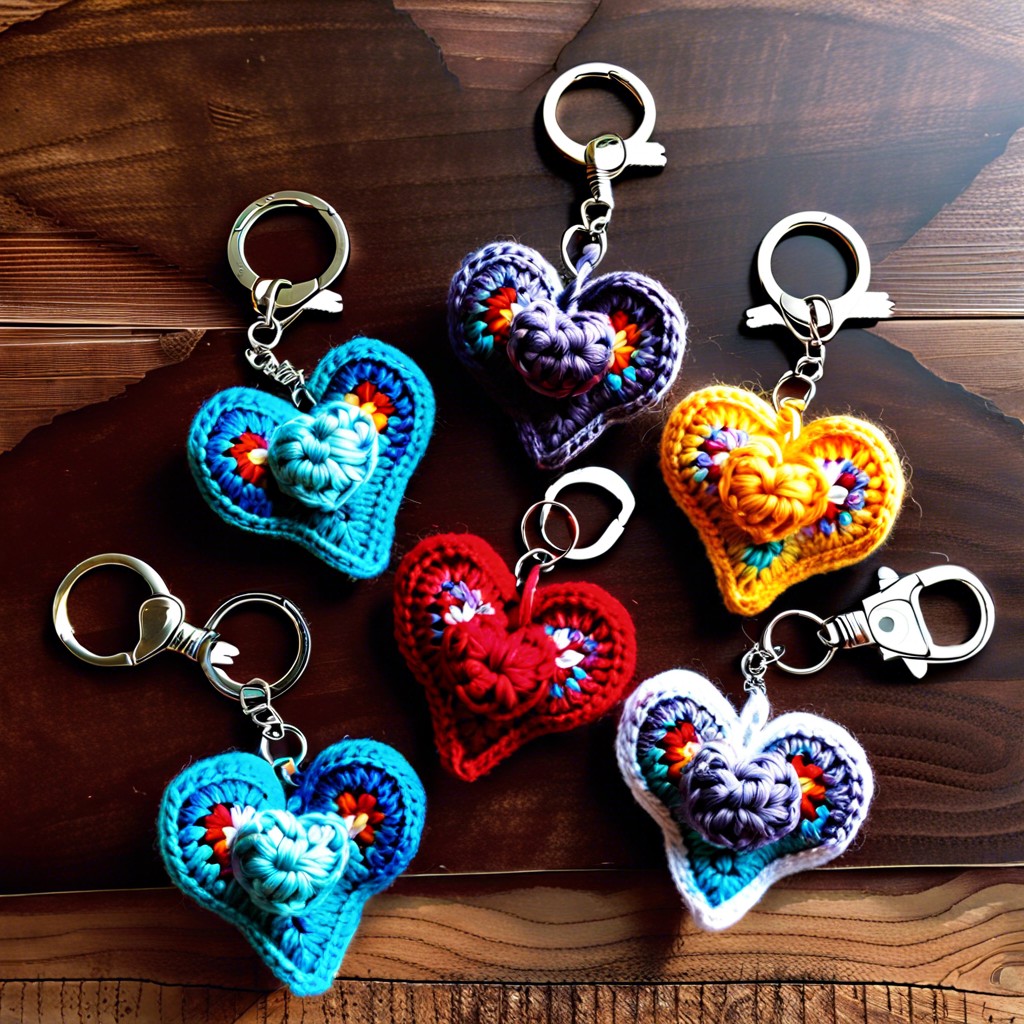 heart keychains